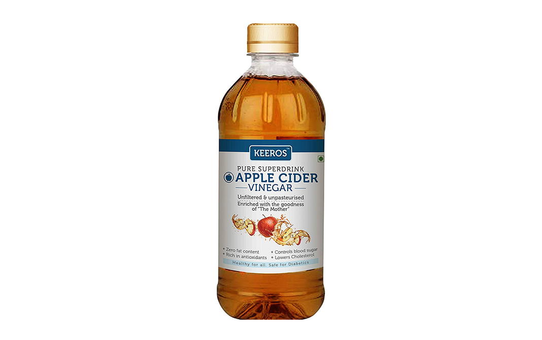 Keeros Pure Superdrink Apple Cider Vinegar   Plastic Bottle  500 millilitre